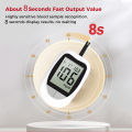 ew lood lucose eter lucometer it iabetes est 50/100pcs Strips With Lancets edal lood Sugar g/mmol style libre. 