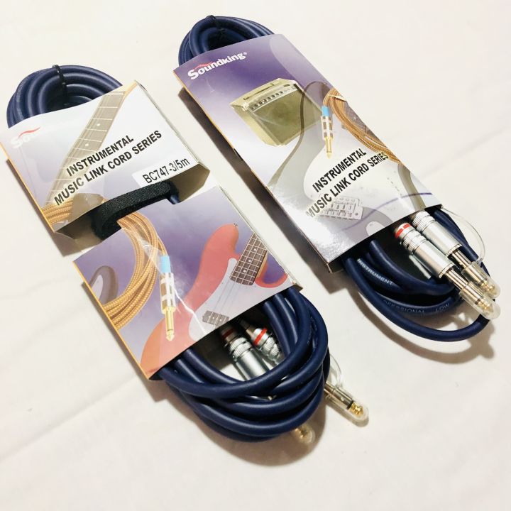 Soundking%20BC747%20Guitar%20Instrument%20Cable%202/5/10%20Mes%20Heavy%20Duty%20-%20Bass,%20Electric%20Guitars%20semi%20acoustic%20guitar%20cable%20-%20Amp%20Cord%20for%20Bass%20&%20Electric%20Guitar%20Soundking%202M/5M/10M%20-%20Image%209