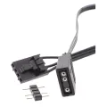 For Corsair 4PIN RGB to Standard ARGB 3-Pin 5V Adapter Connector RGB Cable 25cm. 