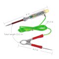 Automotive LED Circuit Tester 6-24V Test Light with Dual Probes 47 Inch Antifreeze Wire Alligator Clip for Testing. 