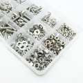 A2 304 Stainless Steel Screw Hex Socket Screw Nut Washer M2 M3 M4 M5 M6 Hexagon Metric Thread Machine Allen Bolt Assortment Kit. 