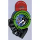 Bicycle Lock Cable / MTB 2 Key 1000mm Length, 6mm Thickness with Bicycle Fixed Bracket Random Color ACCESS Brand. 