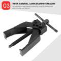 Yctze Carbon Steel 2 Jaw Puller Separate Lifting Device Strengthening Branch Bearing With Threaded Rod For Car Mechanical. 