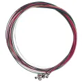 ARELENE 2 Set Rainbow Colorful Color String for Acoustic Guitar. 