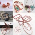 0.6mm 0.8mm 1mm Square Copper Wires Environmental Protection Copper Tinsel copper Flat Wire Jewelry Making DIY accessorie. 