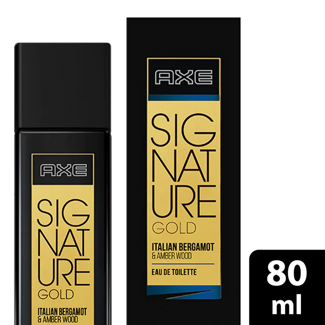 AXE Signature Gold Italian Bergamot & Amber Wood Ultra Premium Body Perfume, 80ml