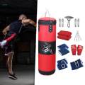 PU Punching Bag Heavy Bag Hanging Unfilled Bag Boxing Sandbag for Adults Home Gym. 