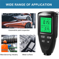 HW300MINI Digital Thickness Gauge Tester Auto Car Paint Measuring Instrument Paint Layer Measuring Device Tool Black. 