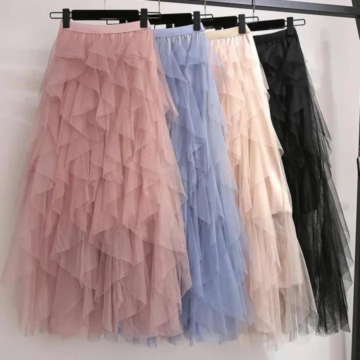 Mesh%20Women%20Skirts%20Romantic%20High%20Waist%20Pleated%20Long%20Skirt%20Mesh%C2%A0%20A-line%20Long%20Dress%20for%20Women%20Lady%20Party%20Evening%20Events%20Dance%20-%20Image%206