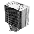 COOLMOON AOSOR AS600 CPU Cooler ARGB 6 Heat Pipe CPU Radiator CPU Cooler Fan Hydraulic Bearing PWM for Multi-Platform I7,White. 