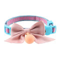 HamshMoc Breakaway Cat Collar Lightweight Pet Collar Safety Adjustable Durable Comfortable Soft with Bell Cute Bow Tie for Kittens Cats Rabbits Puppies. 