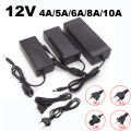 DC 12V Adapter Power Supply AC 100V-240V 4A 5A 6A 8A 10A Charger Converter Adaptor For LED Strips Light CCTV Lamp. 
