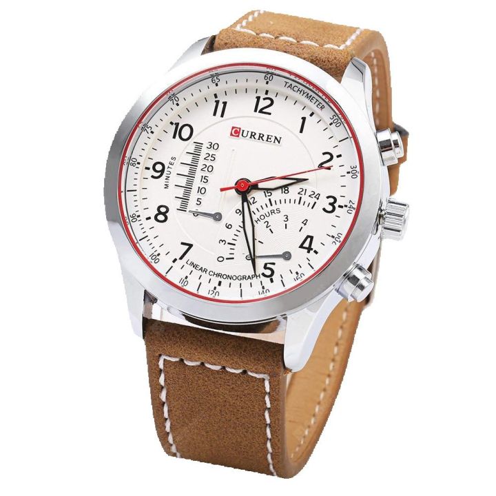 New CurrenX 8113 Luxury Leather Band Analog Wrist Watch 135349721 High ...