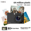 KOKKO D7 4K Digital Camera 2.83 Inches IPS Display Screen HD Camera 28x Optical Zoom Portable Vlogging Camera. 