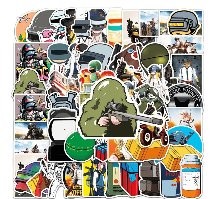 20/40/60%20pcs%20of%20PUBG%20stickers%20Mobile%20Game%20sticker%20pack%20-%20Image%202