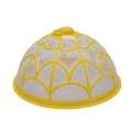 Plastic Food Cover Small -Yellow & White. 