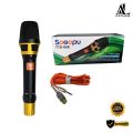Saeapu Mic 68S Professional Vocal Wired Microphone JBL Type Mic Wired Vocal Mic with CableProfessional Vocal Wired Microphone for Karaoke and Stage Performance. 