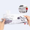 Baby Kids Fabric Books Early Learning Educational Cloth Book 0-12 Months Develop Cognize Animal Tails Reading Toy. 