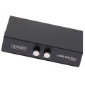 【Buy with eyes closed】USB 2.0 Sharing Switch, 2 Port HUB KVM Swtiches For PC Scanner Printer (Pack of 1). 