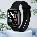 YIKAZE Kids Watches LED Digital Kids Watch Silicone Strap Cartoon Electronic Wristwatch Sports Clock for Boys and Girls Gifts. 
