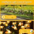 Garden Atmosphere Light Solar Ground Lamp Floor Mounted Small Bee Outdoor Decorative Light. 