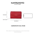 MATEYOYO Women's Wallet Simple Fashion Purse Large Capacity Money Bag Multifunctional Clutch Wallet PU Leather Card Wallet Zipper Coin Pocket. 