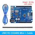 1 Set Uno R3 Official Box Atmega16u2mega328p Chip For Arduino Uno R3 Development Board Usb Cable. 