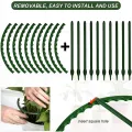 【ZOSR】2pcs Garden Plant Support Cage Plie Flower Stand Holder Plastic Semi-Circle Green House Orchard Rod Household Gardening Bonsai Tool. 