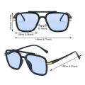 Luxury Metal Frame Square Iron Man Sun Glasses Eyeglasses for Men Women Tony Stark Sunglasses Spider-Man Sun Glasses. 