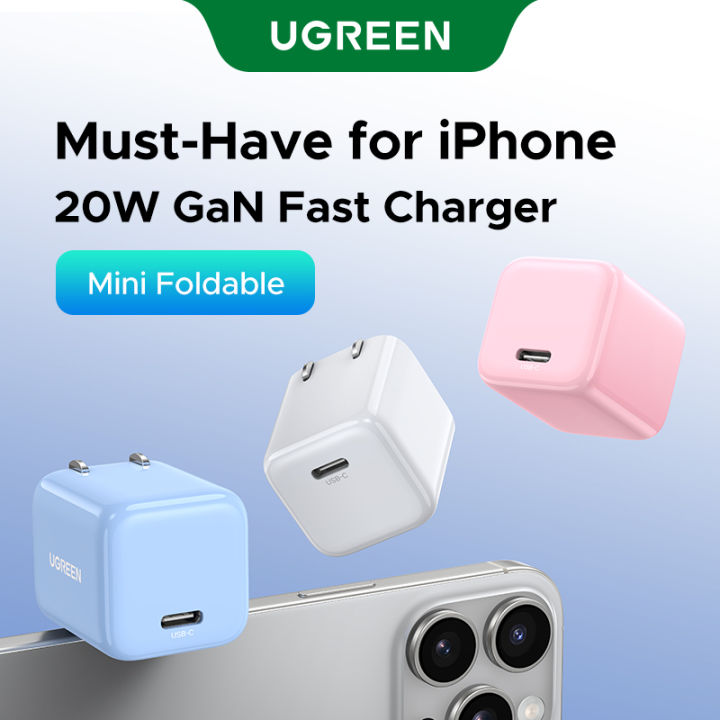 UGREEN%20Mini%20PD%2020W%20Type%20C%20Fast%20Charger%20for%20iPhone%2015%2016%2011%20pro%20max%2014%20pro%20max%20iPad%20Pro%2011%20(M1,%203rd%20Gen)%20iPhone%2013%20Pro%20Max%20iPhone%2012%20Pro%20Max%20Foldable%20Plug%20-%20Image%202