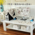 Cotton Linen Fabric LCD Computer Dust Cover Monitor Cover Towel Desktop Computer Cover Cover Cloth 27 Inch 22 23 24 Inch. 
