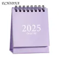 Triangular Folding Desk Calendar 2025 Desk Calendar Annual Planner Coil Calendar Book Yearly Schedule Organizer for Home Office School Supplies Buyers' Top Choice Office Time Management Tool. 