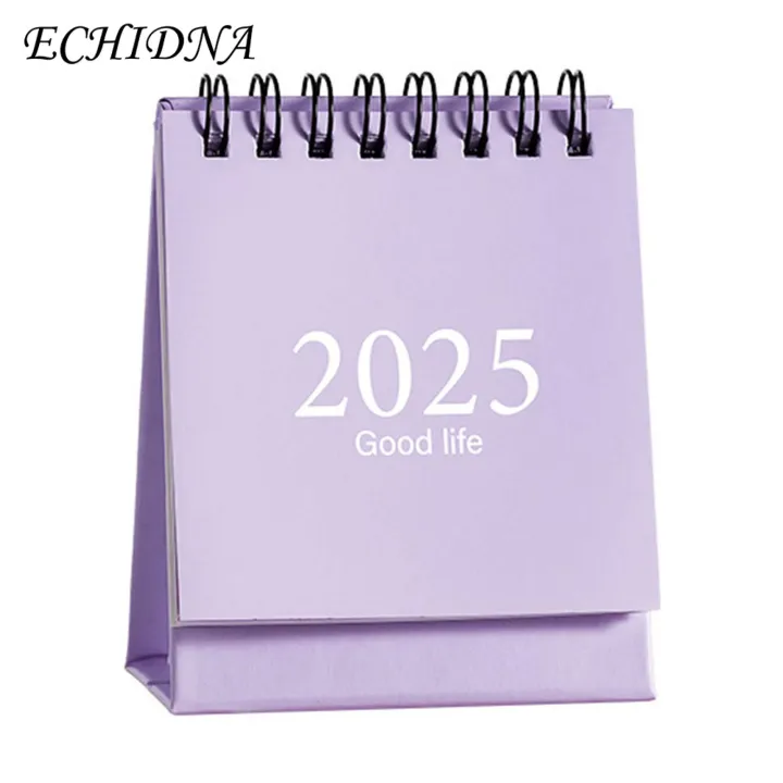 Triangular Folding Desk Calendar 2025 Desk Calendar Annual Planner Coil Calendar Book Yearly Schedule Organizer for Home Office School Supplies Buyers' Top Choice Office Time Management Tool