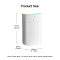 EsoGoal 400ML Air Humidifier Nano Mist Marquee Colourful Light Night Light Humidifier Two Spray Modes Large Capacity Household Desktop Humidifier For Travel Bedroom Plants Car Home Office. 