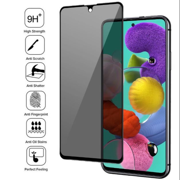 3D Privacy Tempered Glass For Samsung Galaxy M20 Screen Protector For Samsung M20 Anti-spy protective film