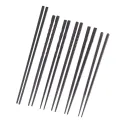 1Pair chopsticks Black Sushi Fast Food Noodles Tableware Kitchen Chinese Cutlery Dounp. 