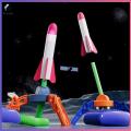 Air Pressed Children Air Stomp Rocket Foot Pump Interactive Game Launcher Toy Kids Activity Education Toy Kids Boy Girl Flying Foam Rockets Outdoor. 