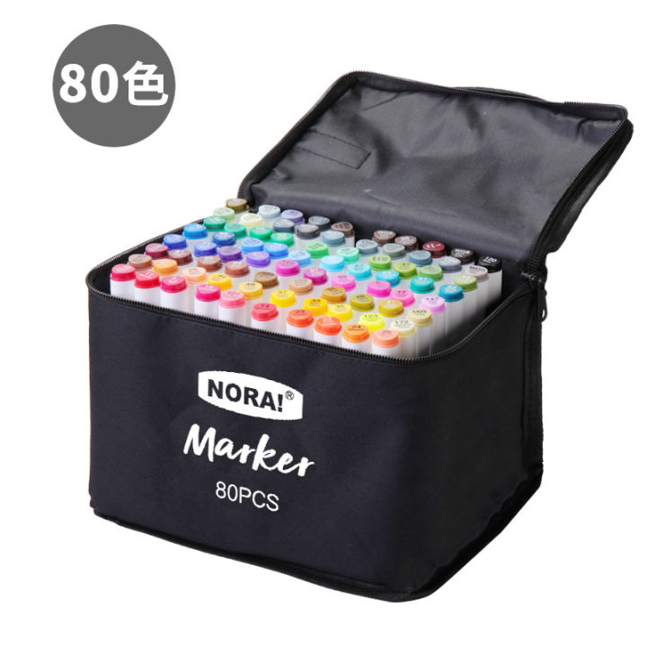 30/40/60/80%20Colors%20Alcohol%20Markers%20Set%20Double%20Tipped%20Colored%20Pens%20Fine%20Point%20Art%20Markers%20Packed%20in%20Cloth%20Bag%20for%20Kids%20Adult%20Coloring%20Drawing%20Illustrations%20Artist%20Sketching%20-%20Image%209
