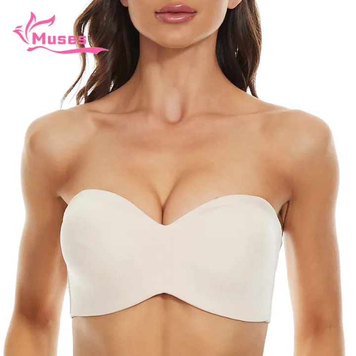 Muses%20Mall%20Strapless%20Bra%20Comfortable%20Strapless%20Push-up%20Bra%20with%20Detachable%20Straps%20Perfect%20for%20Off-shoulder%20Tops%20Dresses%20Soft%20Breathable%20Padded%20Available%20in%20Solid%20Colors%20Ideal%20for%20Southeast%20Asian%20Women%20Supportive%20-%20Image%203