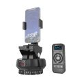 YT1200 Motorized Pan Tilt Head 2-axis Panoramic Head 360� Rotation Panoramic Tripod Head - black. 