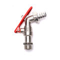 1/2 Inch Zinc Alloy Water Tap Lockable Faucet Garden Hose Faucet with Lock Mystic. 