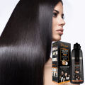 Super DISAAR 400ML Argan Oil Speedy Hair Color Shampoo Cover Gray White Hair Natural Black Hair Dye Shampoo Repair Damaged. 