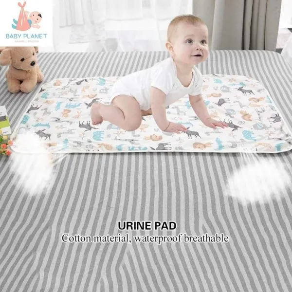 Waterproof cotton cot sheet medium size