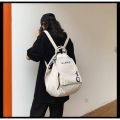 Idle Style Messenger Bag Schoolbag Female Shoulder Multi-Purpose College Student Harajuku Backpack Canvas Bag Class ins Girl. 