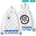 Kostum Cosplay Anime Gintama Sakata Gintoki Kagura Shinsengumi Elizabeth Sadaharu Takasugi Shinsuke Unisex 3D Hoodie Sweatshirt. 