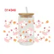 3D UV DTF Transfers Stickers 16oz Cup Wraps Animal Yak Cow Printed For DIY Glass Ceramic Metal Leather Etc. D13888. 