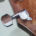 PDTYMWNG 1 Set Metal Guitar String Tuning Peg with String Winder & 1 Set Acoustic Guitar Bridge Pins. 