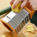 Kitchen Stainless Steel 6-sided Blades Cheese Vegetables Grater Carrot Cucumber Slicer Cutter Box Container Kitchen Tools Cocina. 