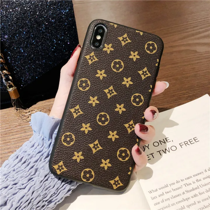 FELMYST%20Luxury%20Case%20For%20iPhone%2011%20Fashion%20LV%20Simple%20Brand%20Cute%20Soft%20border%20Mobile%20Phone%20Casing%20Girl%20Women%20Vintage%20Lattice%20Shockproof%20Cover%20-%20Image%205