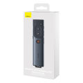 Baseus Orange Dot AI Wireless Presenter Media Control and Intuitive Slideshow Controls for PowerPoint, Meetings, Office, Windows, iOS – Grey 6 Months Warranty. 